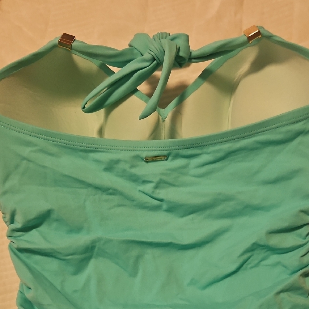 Victoria's Secret Halter One-Piece Swimwear in Aqua - Picture 4 of 4